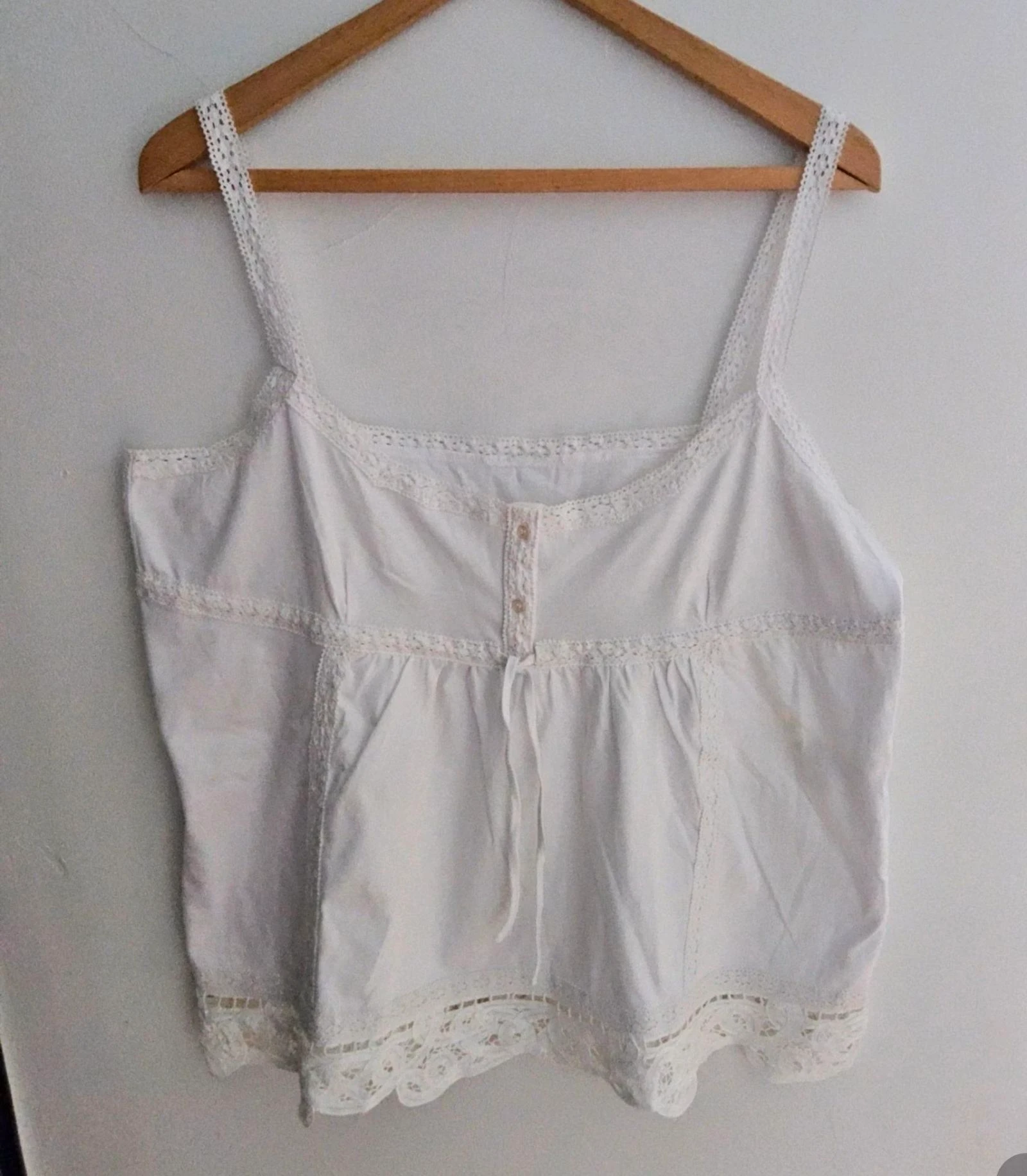 Débardeur blanc Jacqueline Riu – Taille XL